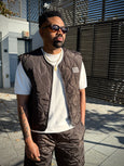 Quilted Vest(Chocolate)