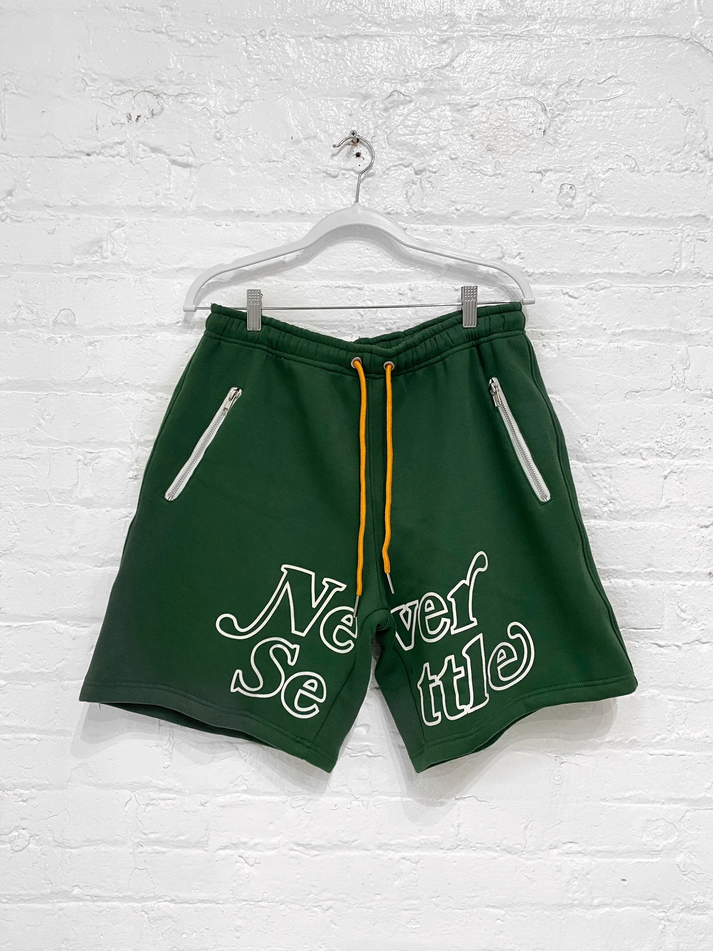Never Settle Shorts(Green)