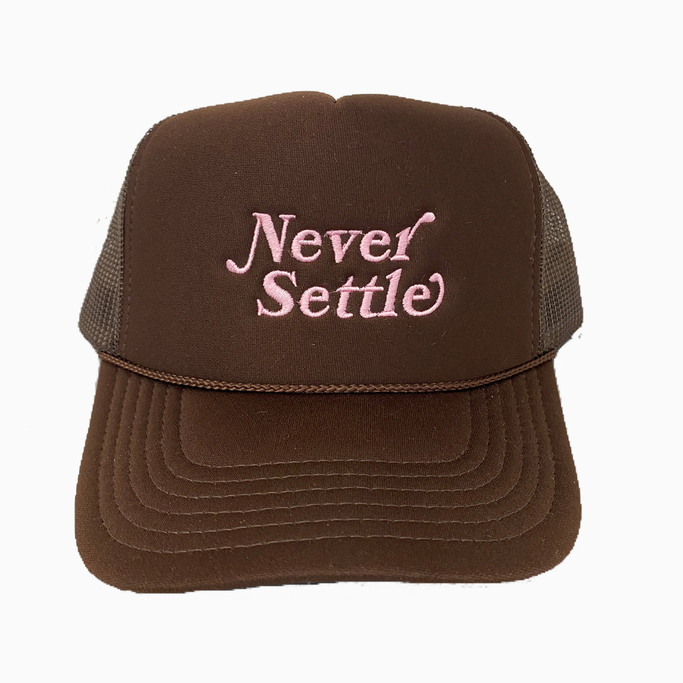 Trucker Hat(Brown/Pink)