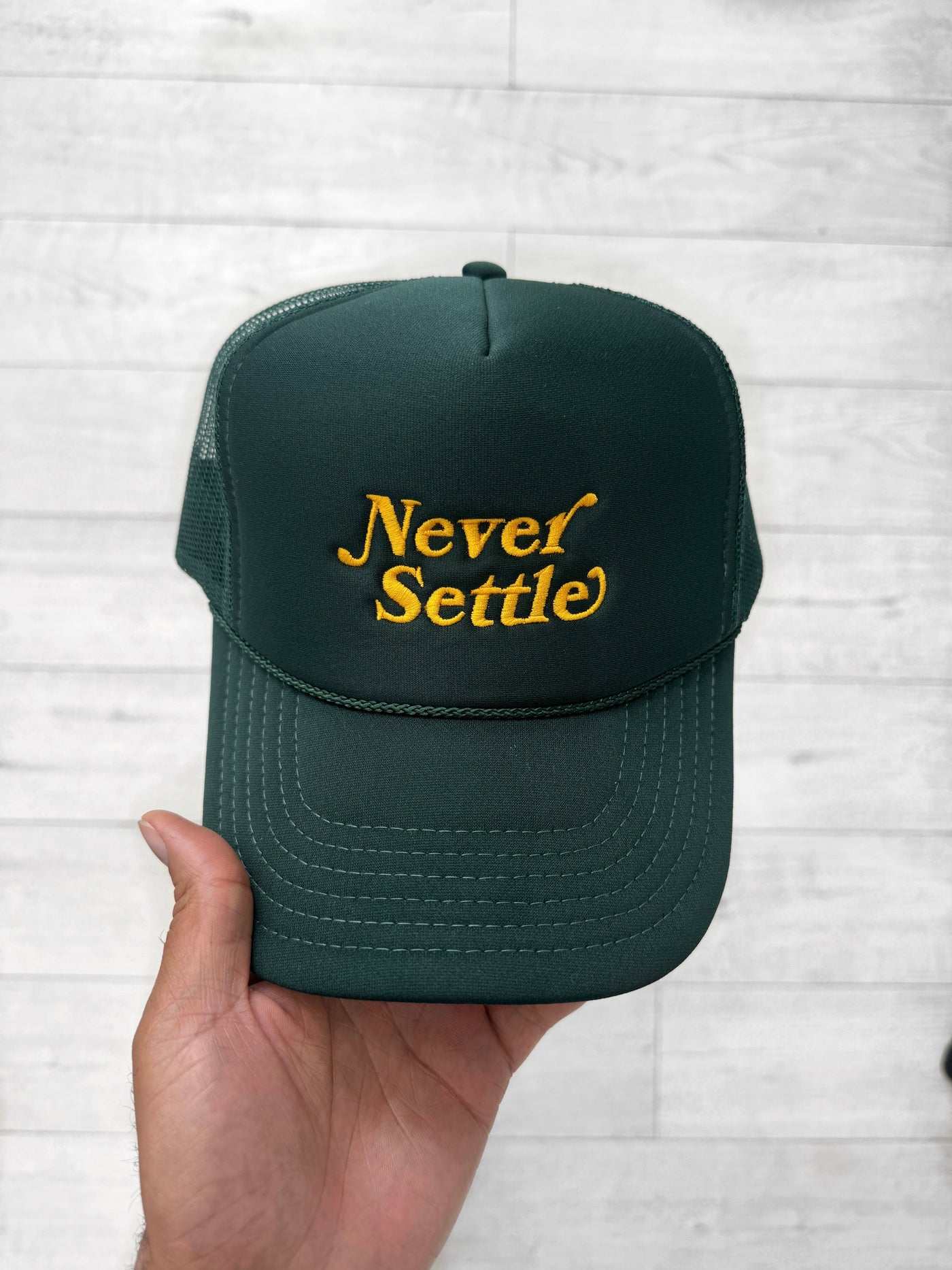 Trucker Hat(Hunter Green/Yellow)