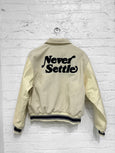 Varsity Jacket(Cream/Navy)