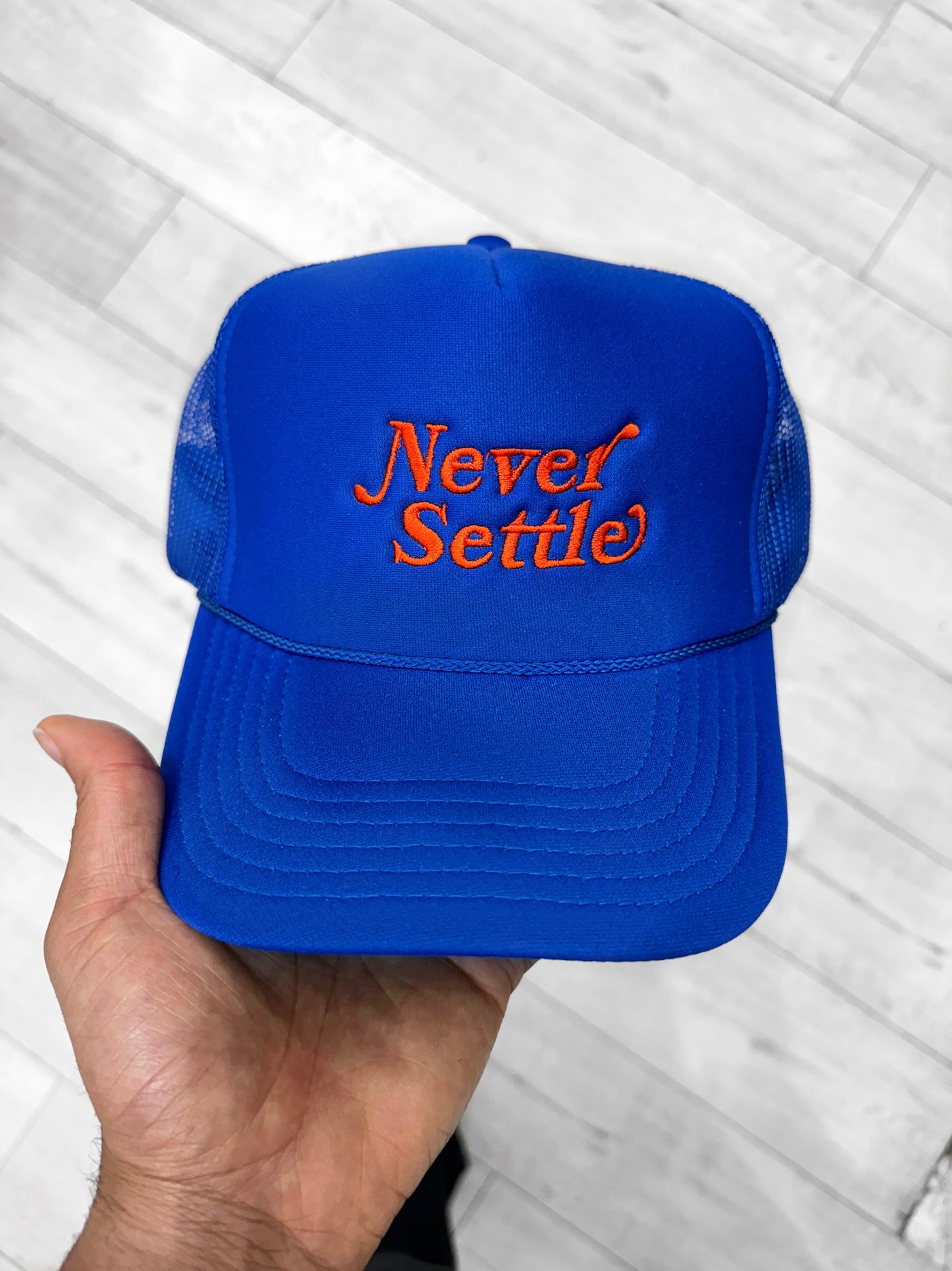 Trucker Hat(Royal/orange)