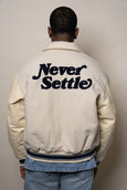 Varsity Jacket(Cream/Navy)