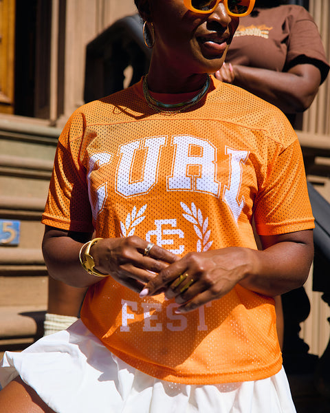 CURLFEST Collegiate Jersey(Orange)