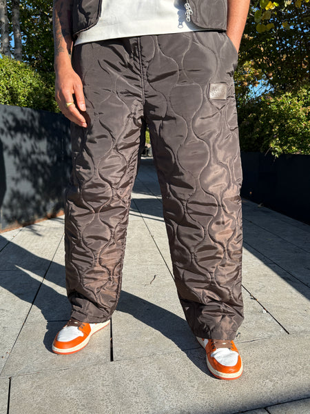 Quilted Pants(Chocolate)