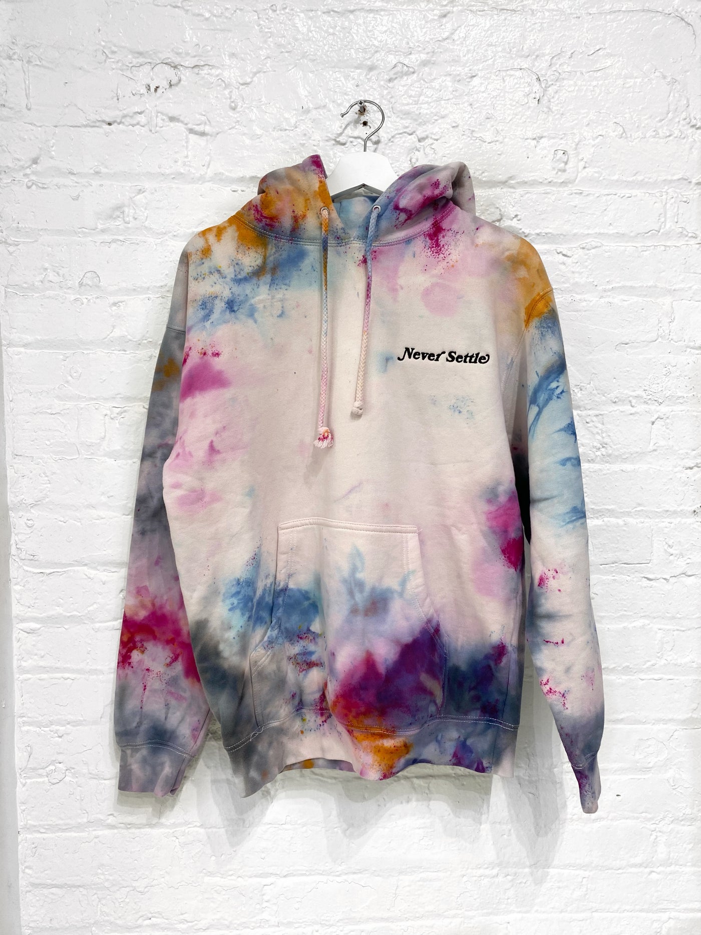 Half tie dye online hoodie